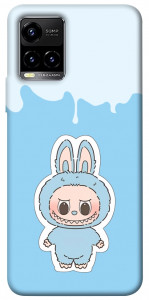 Чохол Labubu blue для Vivo Y33s