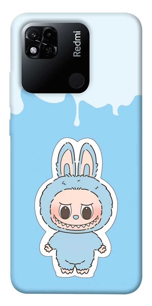Чехол Labubu blue для Xiaomi Redmi 10A