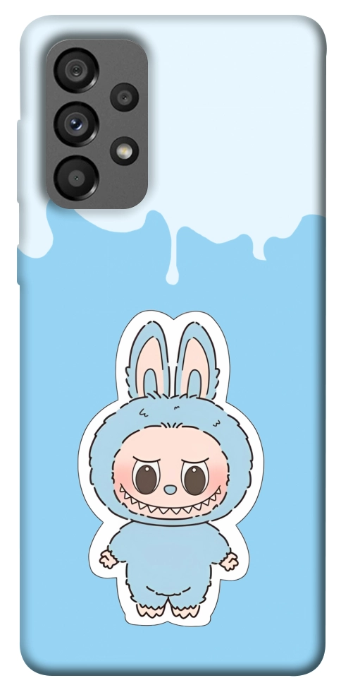Чехол Labubu blue для Galaxy A73 5G
