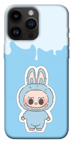 Чохол Labubu blue для iPhone 14 Pro Max