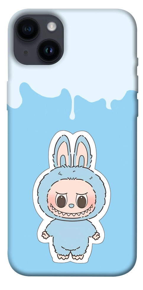Чехол Labubu blue для iPhone 14 Plus