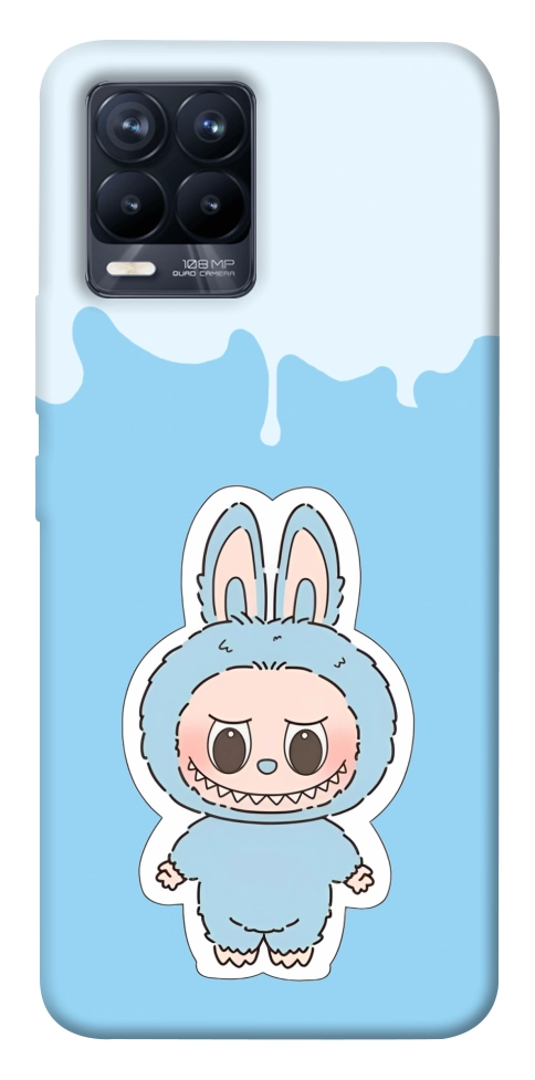 Чехол Labubu blue для Realme 8 Pro