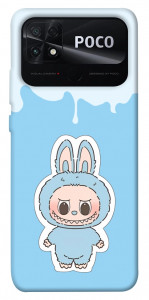 Чохол Labubu blue для Xiaomi Poco C40
