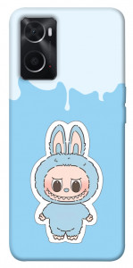 Чехол Labubu blue для Oppo A76 4G