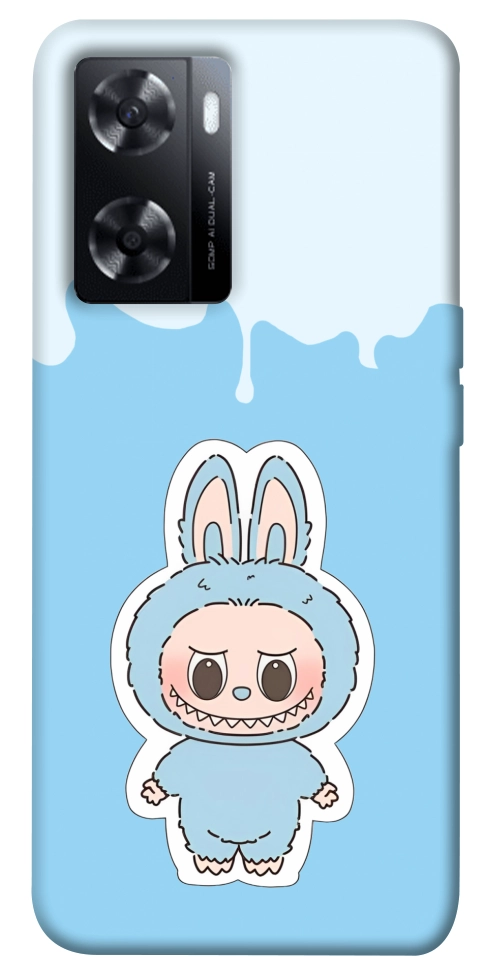 Чехол Labubu blue для Oppo A57s