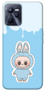 Чехол Labubu blue для Realme C35
