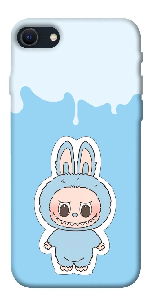 Чехол Labubu blue для iPhone SE (2022)