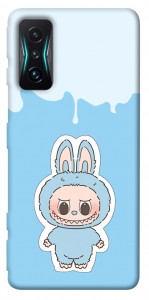 Чехол Labubu blue для Xiaomi Redmi K50 Gaming
