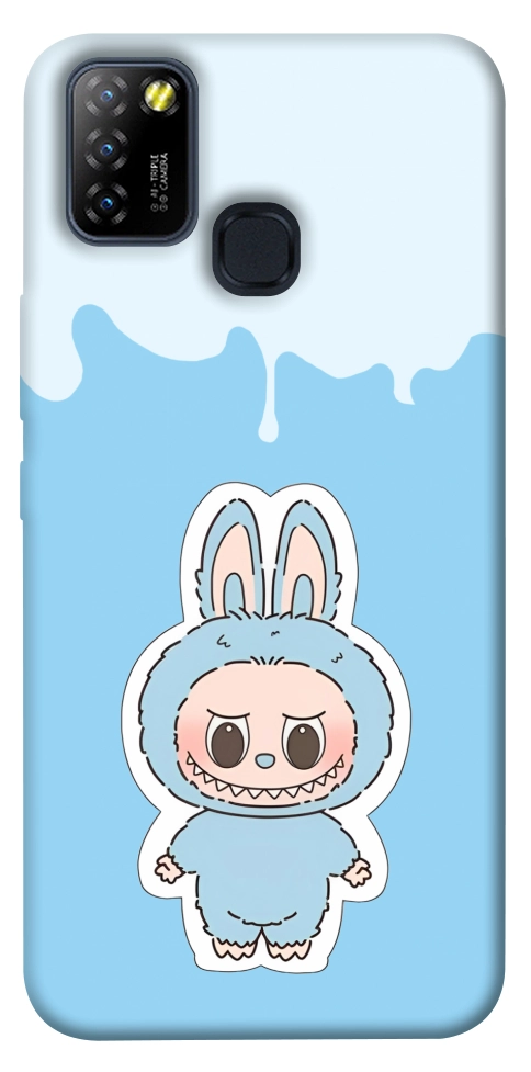 Чохол Labubu blue для Infinix Hot 10 Lite