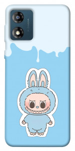 Чехол Labubu blue для Motorola Moto E13