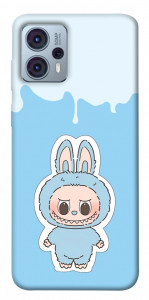 Чехол Labubu blue для Motorola Moto G23
