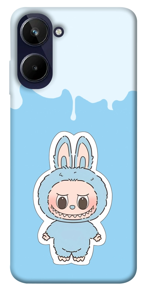 Чехол Labubu blue для Realme 10 4G