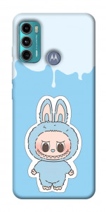 Чехол Labubu blue для Motorola Moto G60