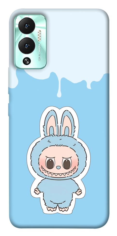Чохол Labubu blue для Infinix Hot 12 Play