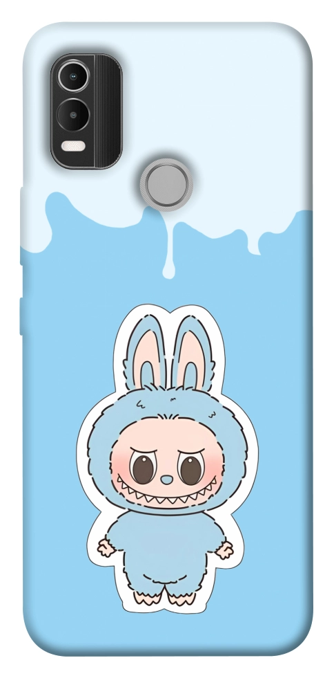 Чохол Labubu blue для Nokia C21 Plus