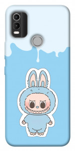 Чохол Labubu blue для Nokia C21 Plus