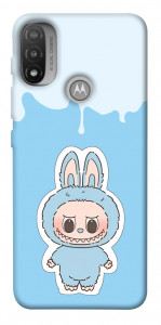 Чехол Labubu blue для Мotorola Moto E20