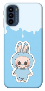 Чохол Labubu blue для Motorola Moto G41