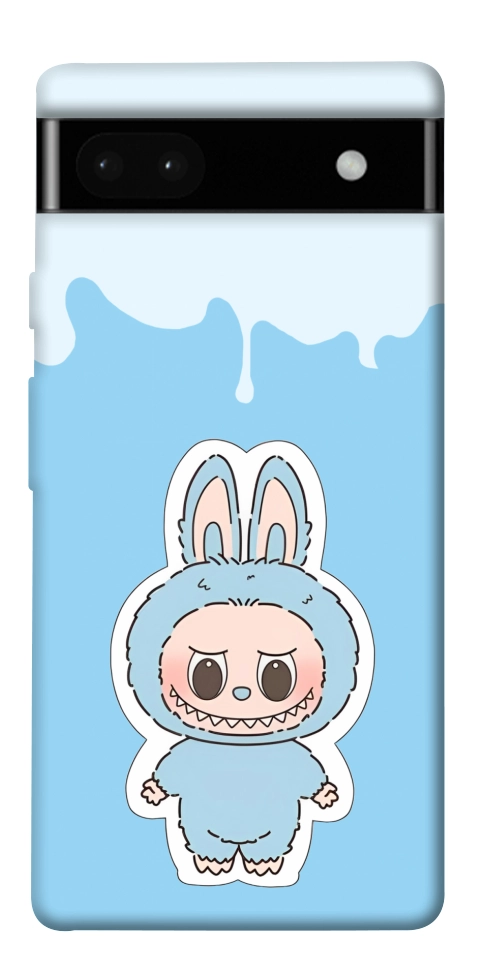 Чехол Labubu blue для Google Pixel 6A