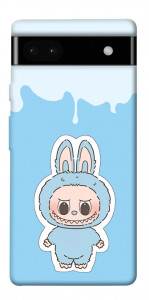 Чехол Labubu blue для Google Pixel 6A