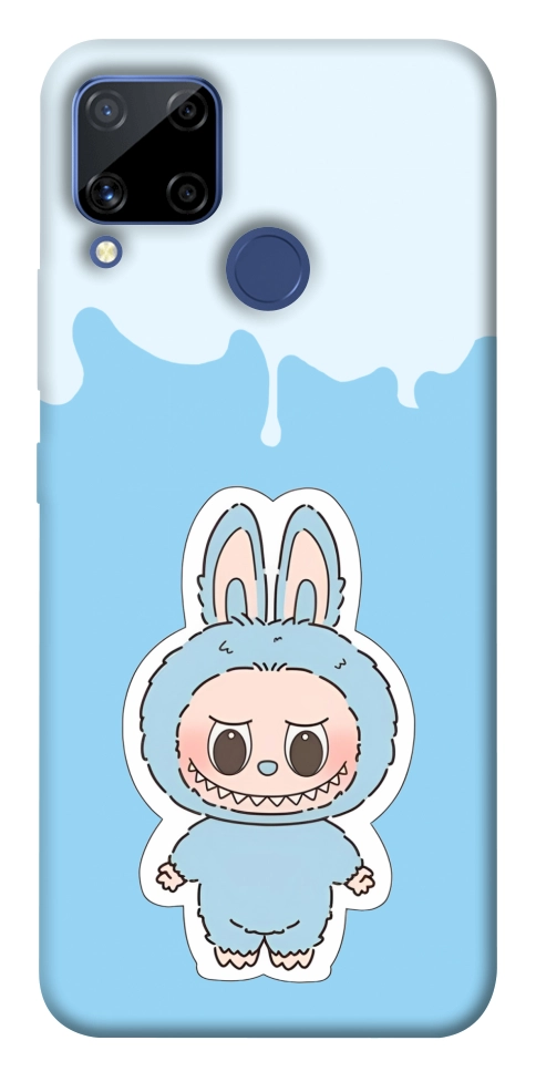 Чохол Labubu blue для Realme C15