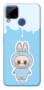 Чохол Labubu blue для Realme C15
