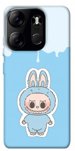 Чохол Labubu blue для Tecno Spark Go 2023