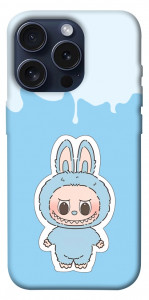 Чехол Labubu blue для iPhone 15 Pro