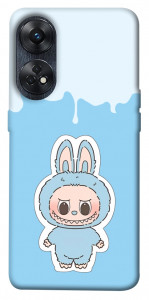 Чохол Labubu blue для Oppo Reno 8 T 4G