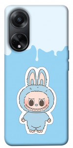 Чохол Labubu blue для Oppo A58 4G