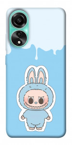 Чехол Labubu blue для Oppo A78 4G