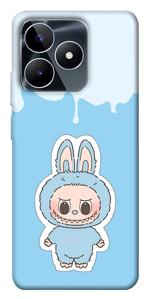 Чехол Labubu blue для Realme C53
