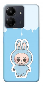 Чохол Labubu blue для Xiaomi Redmi 13C