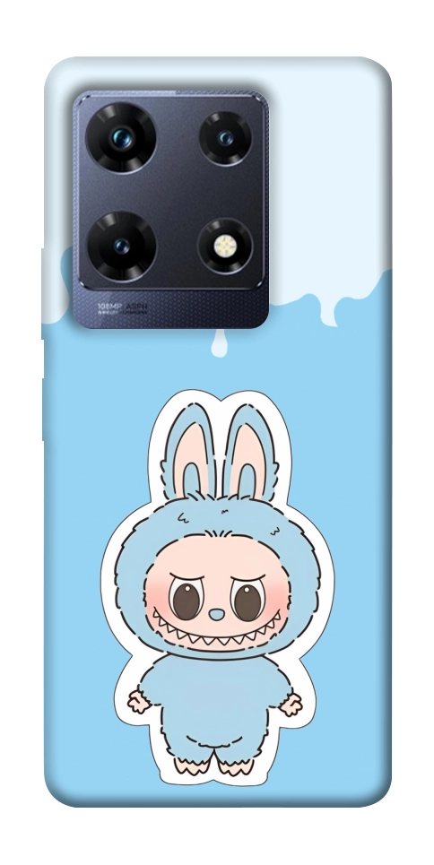 Чехол Labubu blue для Infinix Note 30 Pro NFC