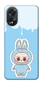 Чехол Labubu blue для Oppo A18