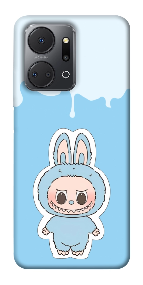 Чехол Labubu blue для Huawei Honor X7a