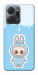 Чехол Labubu blue для Huawei Honor X7a