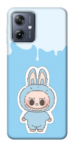 Чехол Labubu blue для Motorola Moto G54