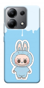 Чехол Labubu blue для Xiaomi Redmi Note 13 4G