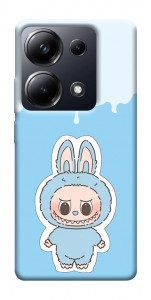 Чохол Labubu blue для Xiaomi Poco M6