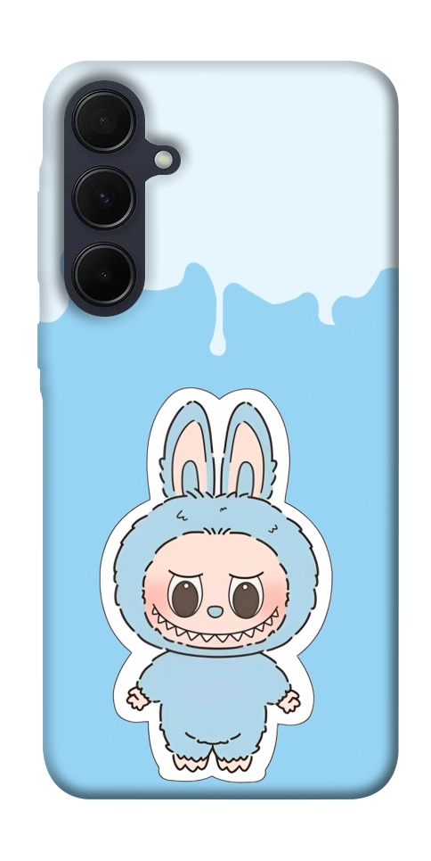 Чехол Labubu blue для Galaxy A55