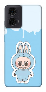 Чехол Labubu blue для Motorola Moto G24