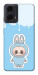 Чехол Labubu blue для Motorola Moto G04
