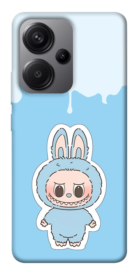 Чехол Labubu blue для Xiaomi Redmi Note 13 Pro+