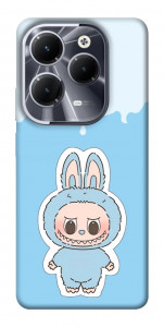 Чохол Labubu blue для Infinix Hot 40 Pro