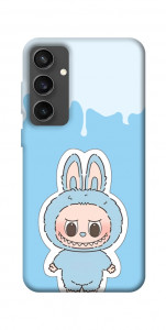 Чохол Labubu blue для Galaxy S24 FE