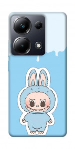 Чохол Labubu blue для Xiaomi Poco M6 Pro 4G