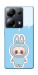 Чохол Labubu blue для Xiaomi Poco M6 Pro 4G