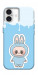 Чохол Labubu blue для iPhone 16