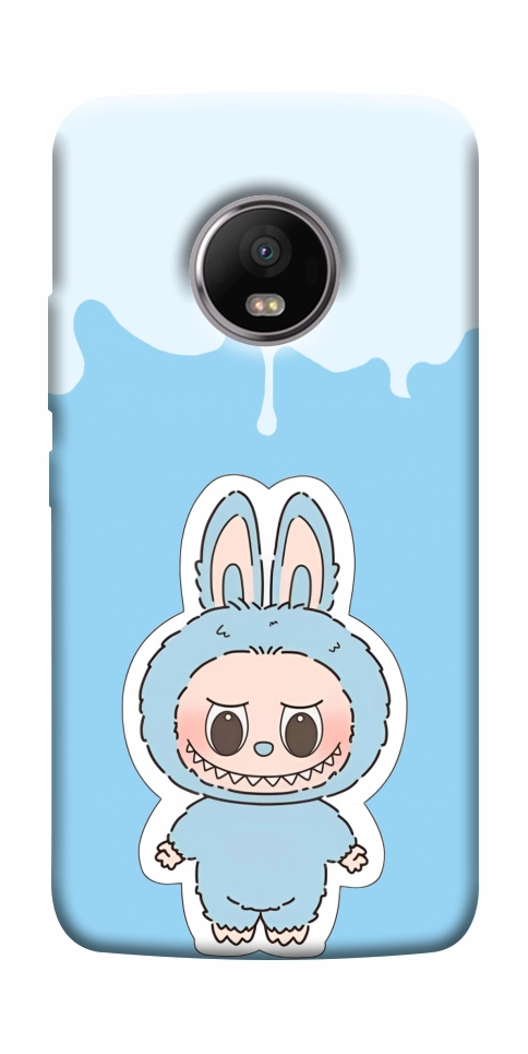 Чехол Labubu blue для Motorola Moto G5S